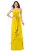 ColsBM Nathalie Yellow Sexy A-line Sweetheart Sleeveless Floor Length Rhinestone Plus Size Bridesmaid Dresses