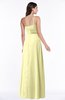 ColsBM Azalea Wax Yellow Sexy A-line Spaghetti Zipper Pleated Plus Size Bridesmaid Dresses