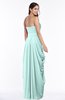 ColsBM Wren Blue Glass Informal Sleeveless Half Backless Chiffon Floor Length Plus Size Bridesmaid Dresses