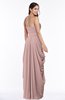 ColsBM Wren Blush Pink Informal Sleeveless Half Backless Chiffon Floor Length Plus Size Bridesmaid Dresses