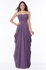 ColsBM Wren Chinese Violet Informal Sleeveless Half Backless Chiffon Floor Length Plus Size Bridesmaid Dresses