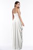 ColsBM Wren Cloud White Informal Sleeveless Half Backless Chiffon Floor Length Plus Size Bridesmaid Dresses
