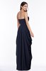 ColsBM Wren Dark Sapphire Informal Sleeveless Half Backless Chiffon Floor Length Plus Size Bridesmaid Dresses