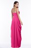 ColsBM Wren Fandango Pink Informal Sleeveless Half Backless Chiffon Floor Length Plus Size Bridesmaid Dresses