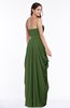 ColsBM Wren Garden Green Informal Sleeveless Half Backless Chiffon Floor Length Plus Size Bridesmaid Dresses