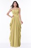 ColsBM Wren Gold Informal Sleeveless Half Backless Chiffon Floor Length Plus Size Bridesmaid Dresses