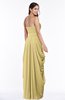 ColsBM Wren Gold Informal Sleeveless Half Backless Chiffon Floor Length Plus Size Bridesmaid Dresses