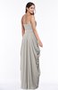 ColsBM Wren Hushed Violet Informal Sleeveless Half Backless Chiffon Floor Length Plus Size Bridesmaid Dresses