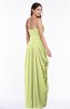 ColsBM Wren Lime Green Informal Sleeveless Half Backless Chiffon Floor Length Plus Size Bridesmaid Dresses