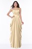 ColsBM Wren Marzipan Informal Sleeveless Half Backless Chiffon Floor Length Plus Size Bridesmaid Dresses