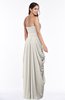 ColsBM Wren Off White Informal Sleeveless Half Backless Chiffon Floor Length Plus Size Bridesmaid Dresses