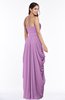 ColsBM Wren Orchid Informal Sleeveless Half Backless Chiffon Floor Length Plus Size Bridesmaid Dresses
