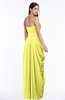 ColsBM Wren Pale Yellow Informal Sleeveless Half Backless Chiffon Floor Length Plus Size Bridesmaid Dresses