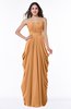 ColsBM Wren Pheasant Informal Sleeveless Half Backless Chiffon Floor Length Plus Size Bridesmaid Dresses