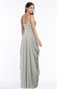 ColsBM Wren Platinum Informal Sleeveless Half Backless Chiffon Floor Length Plus Size Bridesmaid Dresses