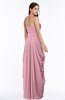 ColsBM Wren Rosebloom Informal Sleeveless Half Backless Chiffon Floor Length Plus Size Bridesmaid Dresses