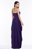 ColsBM Wren Royal Purple Informal Sleeveless Half Backless Chiffon Floor Length Plus Size Bridesmaid Dresses