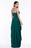 ColsBM Wren Shaded Spruce Informal Sleeveless Half Backless Chiffon Floor Length Plus Size Bridesmaid Dresses