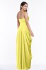 ColsBM Wren Yellow Iris Informal Sleeveless Half Backless Chiffon Floor Length Plus Size Bridesmaid Dresses