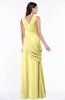 ColsBM Nora Daffodil Elegant A-line V-neck Sleeveless Zip up Sash Plus Size Bridesmaid Dresses
