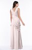 ColsBM Nora Light Pink Elegant A-line V-neck Sleeveless Zip up Sash Plus Size Bridesmaid Dresses