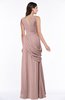 ColsBM Nora Nectar Pink Elegant A-line V-neck Sleeveless Zip up Sash Plus Size Bridesmaid Dresses