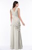 ColsBM Nora Off White Elegant A-line V-neck Sleeveless Zip up Sash Plus Size Bridesmaid Dresses