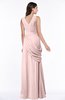 ColsBM Nora Pastel Pink Elegant A-line V-neck Sleeveless Zip up Sash Plus Size Bridesmaid Dresses