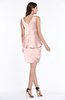 ColsBM Desiree Pastel Pink Classic Column V-neck Sleeveless Half Backless Sash Wedding Guest Dresses