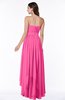 ColsBM Sierra Rose Pink Classic Trumpet Strapless Half Backless Chiffon Bridesmaid Dresses