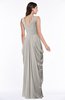 ColsBM Alice Ashes Of Roses Mature V-neck Short Sleeve Chiffon Floor Length Plus Size Bridesmaid Dresses