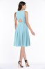 ColsBM Daphne Aqua Elegant A-line Jewel Half Backless Chiffon Knee Length Prom Dresses