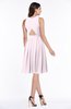 ColsBM Daphne Blush Elegant A-line Jewel Half Backless Chiffon Knee Length Prom Dresses