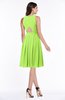 ColsBM Daphne Bright Green Elegant A-line Jewel Half Backless Chiffon Knee Length Prom Dresses