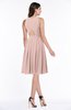 ColsBM Daphne Dusty Rose Elegant A-line Jewel Half Backless Chiffon Knee Length Prom Dresses