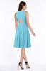 ColsBM Daphne Light Blue Elegant A-line Jewel Half Backless Chiffon Knee Length Prom Dresses
