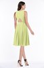 ColsBM Daphne Lime Green Elegant A-line Jewel Half Backless Chiffon Knee Length Prom Dresses