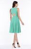 ColsBM Daphne Mint Green Elegant A-line Jewel Half Backless Chiffon Knee Length Prom Dresses