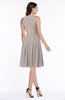 ColsBM Daphne Mushroom Elegant A-line Jewel Half Backless Chiffon Knee Length Prom Dresses