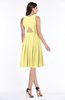 ColsBM Daphne Pastel Yellow Elegant A-line Jewel Half Backless Chiffon Knee Length Prom Dresses