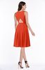 ColsBM Daphne Persimmon Elegant A-line Jewel Half Backless Chiffon Knee Length Prom Dresses