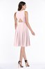 ColsBM Daphne Petal Pink Elegant A-line Jewel Half Backless Chiffon Knee Length Prom Dresses