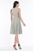 ColsBM Daphne Platinum Elegant A-line Jewel Half Backless Chiffon Knee Length Prom Dresses