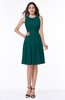ColsBM Daphne Shaded Spruce Elegant A-line Jewel Half Backless Chiffon Knee Length Prom Dresses