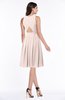 ColsBM Daphne Silver Peony Elegant A-line Jewel Half Backless Chiffon Knee Length Prom Dresses