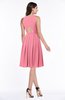 ColsBM Daphne Watermelon Elegant A-line Jewel Half Backless Chiffon Knee Length Prom Dresses