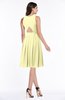 ColsBM Daphne Wax Yellow Elegant A-line Jewel Half Backless Chiffon Knee Length Prom Dresses