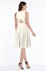 ColsBM Daphne Whisper White Elegant A-line Jewel Half Backless Chiffon Knee Length Prom Dresses