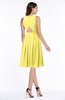 ColsBM Daphne Yellow Iris Elegant A-line Jewel Half Backless Chiffon Knee Length Prom Dresses