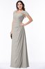 ColsBM Clare Ashes Of Roses Modest Sweetheart Short Sleeve Floor Length Pleated Plus Size Bridesmaid Dresses